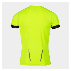 Joma R-City Short Sleeve Running T-Shirt Fluo Yellow