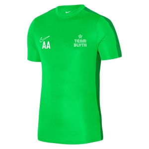 Nike Academy 23 Short Sleeve Training Top Green Spark-Lucky Green-White