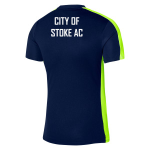 Nike Academy 23 Short Sleeve Training Top Obsidian-Volt-White