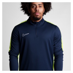 Nike Dri-Fit Academy 23 Drill Top Obsidian-Volt-White