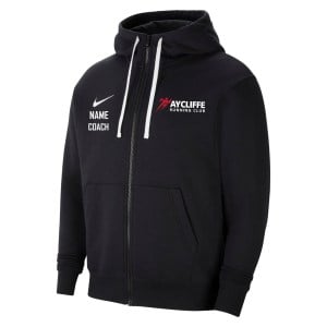 Nike Team Club 20 Fleece Full-Zip Hoodie - Black/White/White