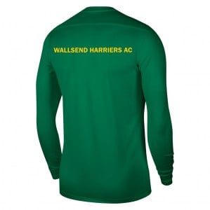 Nike Park VII Dri-FIT Long Sleeve Football Shirt - Pine Green/White