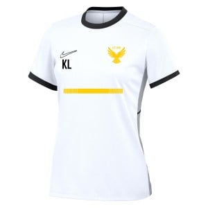 Nike Academy 25 Short-Sleeve Training Top (W) - White/Black/Black