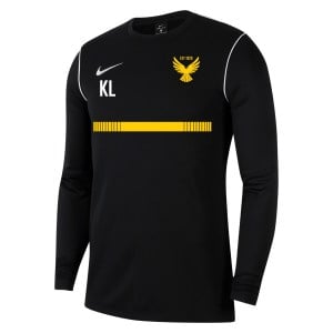Nike Dri-FIT Park 20 Crew Top - Black/White/White