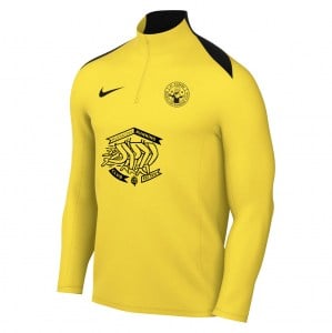 Nike Academy Pro 24 Dri-FIT Drill Top - TOUR YELLOW/TOUR YELLOW/BLACK