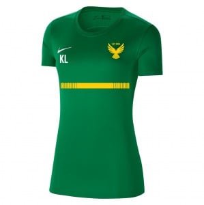 Nike Park VII Dri-FIT Womens Short Sleeve Shirt - Pine Green/White