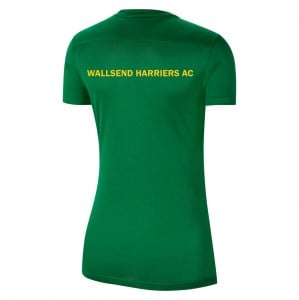 Nike Park VII Dri-FIT Womens Short Sleeve Shirt - Pine Green/White