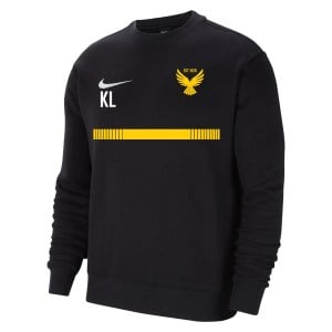 Nike Team Club 20 Fleece Crew Sweatshirt - Black/White/White