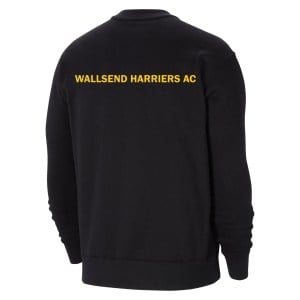 Nike Team Club 20 Fleece Crew Sweatshirt - Black/White/White