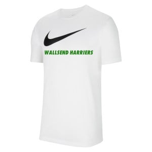 Nike Team Club 20 Swoosh Tee (M) - White/Black
