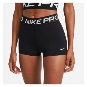 Nike Pro Womens 3 Inch Shorts - Black/White