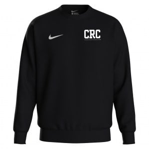 Nike Team Club 20 Fleece Crew Sweatshirt - Black/White/White