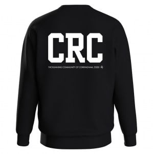 Nike Team Club 20 Fleece Crew Sweatshirt - Black/White/White
