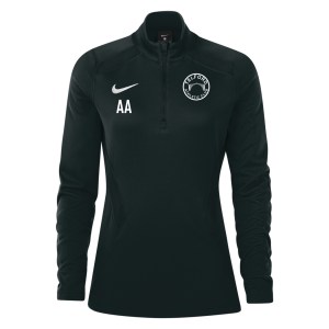 Zelus-Nike 1/4 Zip Midlayer (W) - Black/White