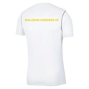 Nike Park 20 Short Sleeve Training Tee - White/Black/Black