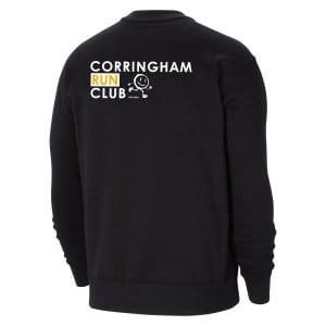 Nike Team Club 20 Fleece Crew Sweatshirt - Black/White/White