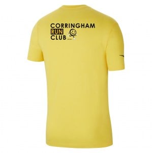 Nike Team Club 20 Cotton T-Shirt (M) - Tour Yellow/Black