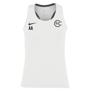 Zelus-Nike Airborne Running Top - White/Black