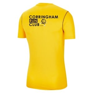 Nike Park 20 Short Sleeve Training Tee - Tour Yellow/Black/Black
