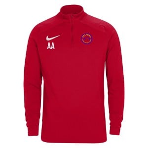 Zelus-Nike 1/4 Zip Midlayer - University Red/White
