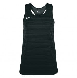 Zelus-Nike Dry Miler Singlet (W) - Black/White