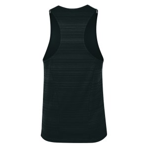 Zelus-Nike Dry Miler Mens Singlet - Black/White