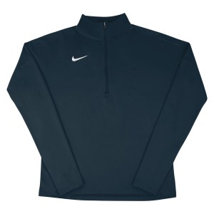 Zelus-Nike Dry Element Half Zip Running Top - Obsidian/White