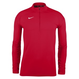 Zelus-Nike Dry Element Half Zip Running Top - University Red/White