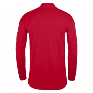 Zelus-Nike Dry Element Half Zip Running Top - University Red/White