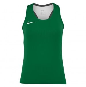 Zelus-Nike Airborne Running Top - Pine Green/White