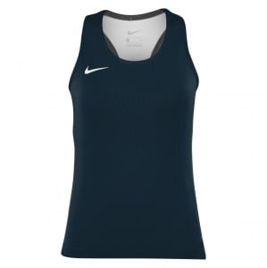 Zelus-Nike Airborne Running Top - Obsidian/White