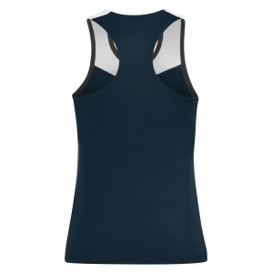 Zelus-Nike Airborne Running Top - Obsidian/White