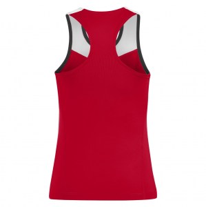 Zelus-Nike Airborne Running Top - University Red/White