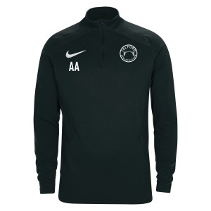 Zelus-Nike 1/4 Zip Midlayer - Black/White