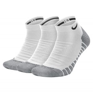 Nike Everyday Max Cushioned Training No-Show Socks (3 Pairs) White-Wolf Grey-Black