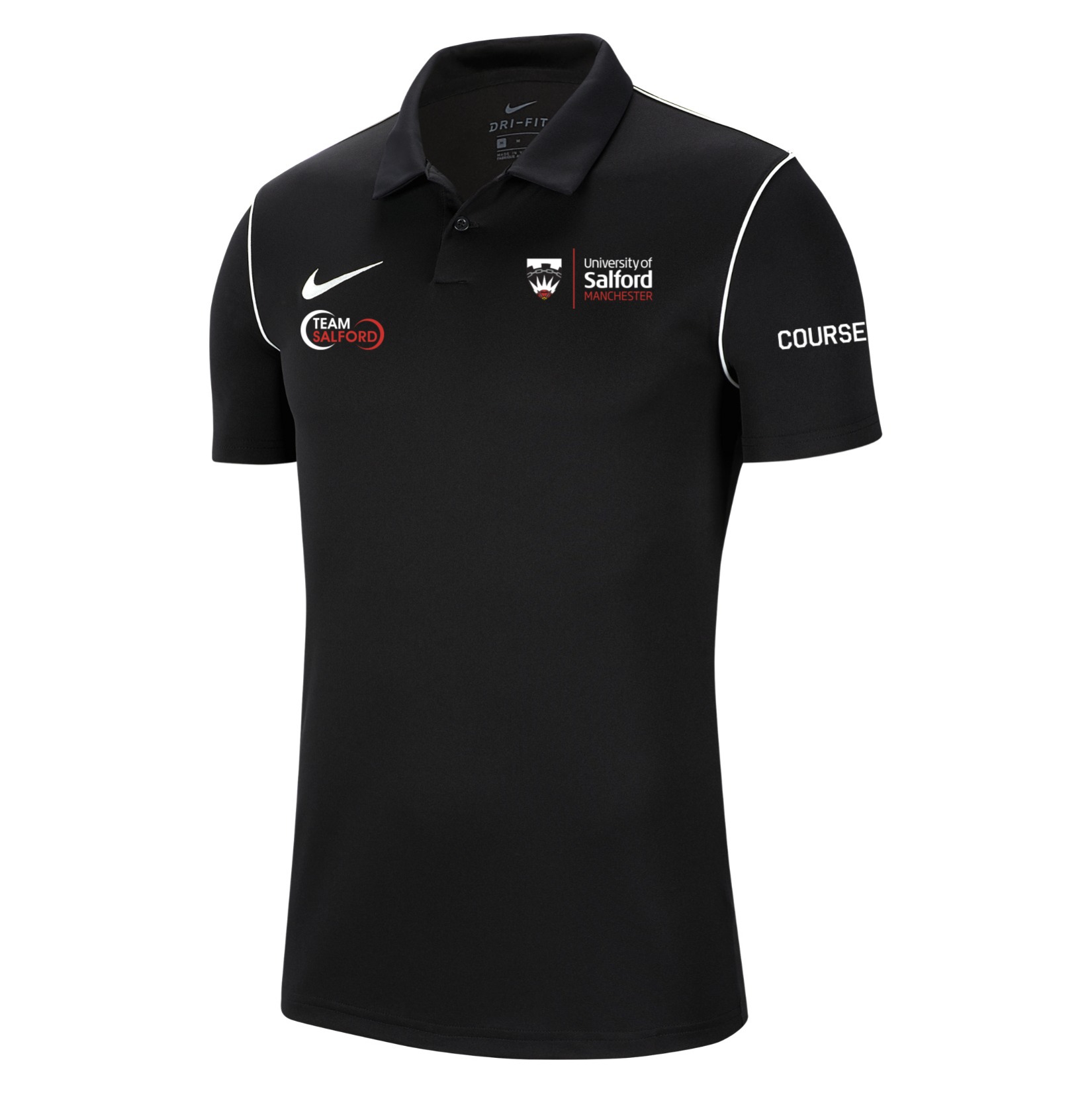 Nike Dri-FIT Park 20 Polo - Black/White/White