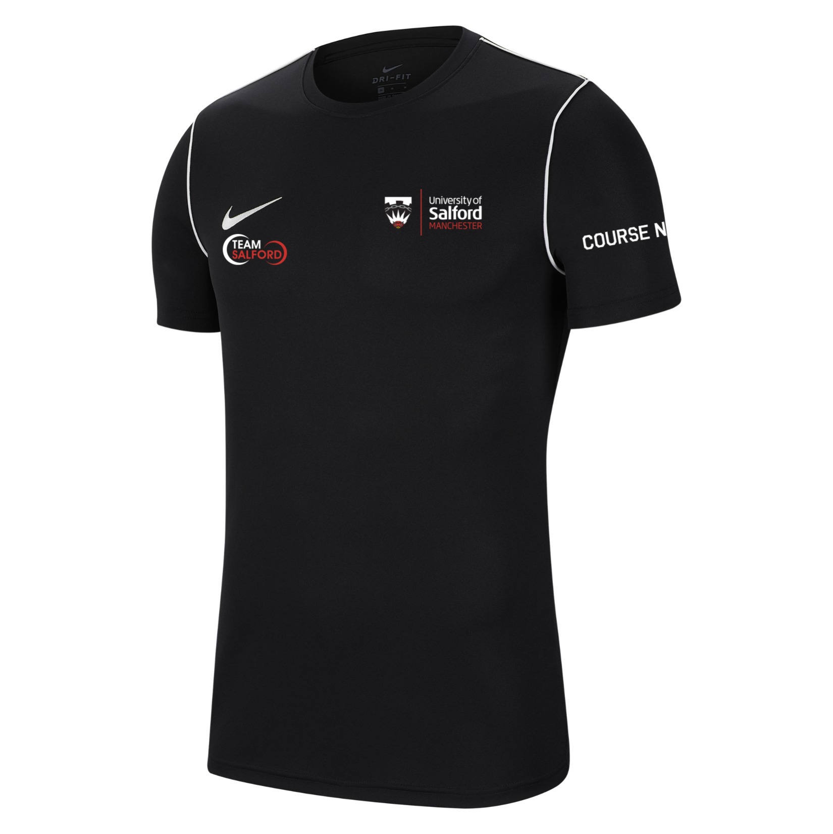 Nike Park 20 Short Sleeve Training Tee - Black/White/White