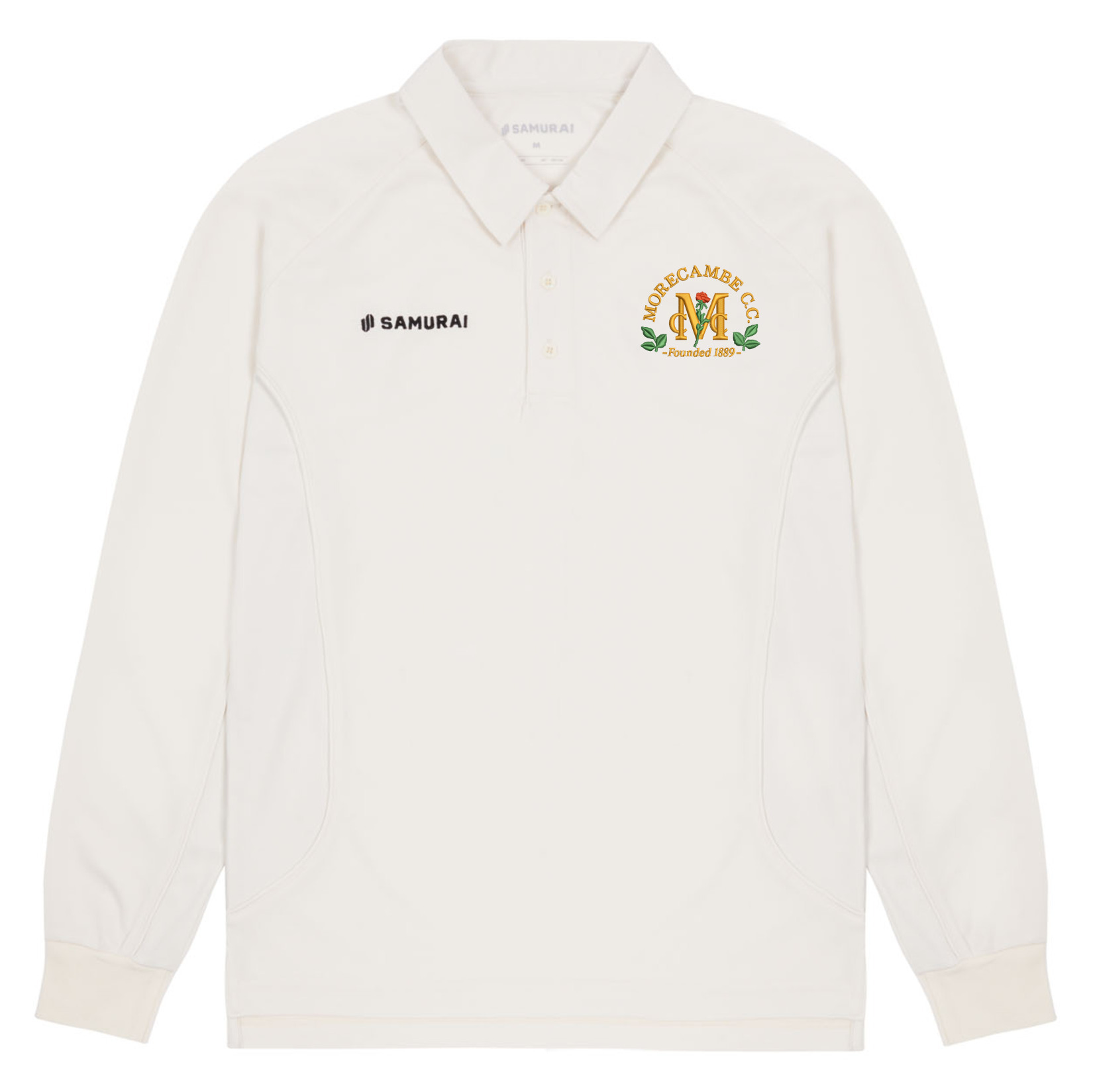 SAMURAI Cricket Shirt LS - Cream