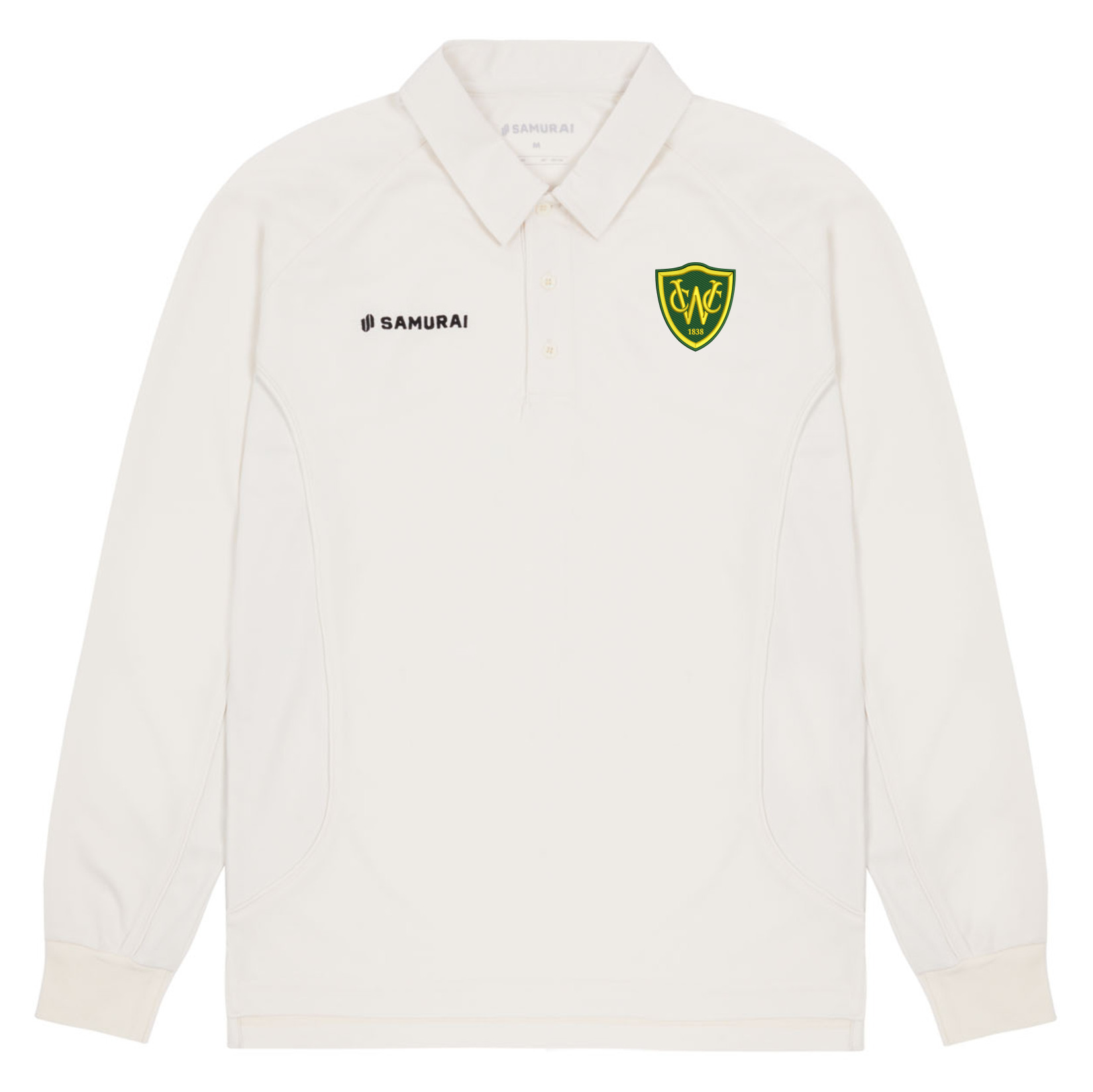 SAMURAI Cricket Shirt LS - Cream
