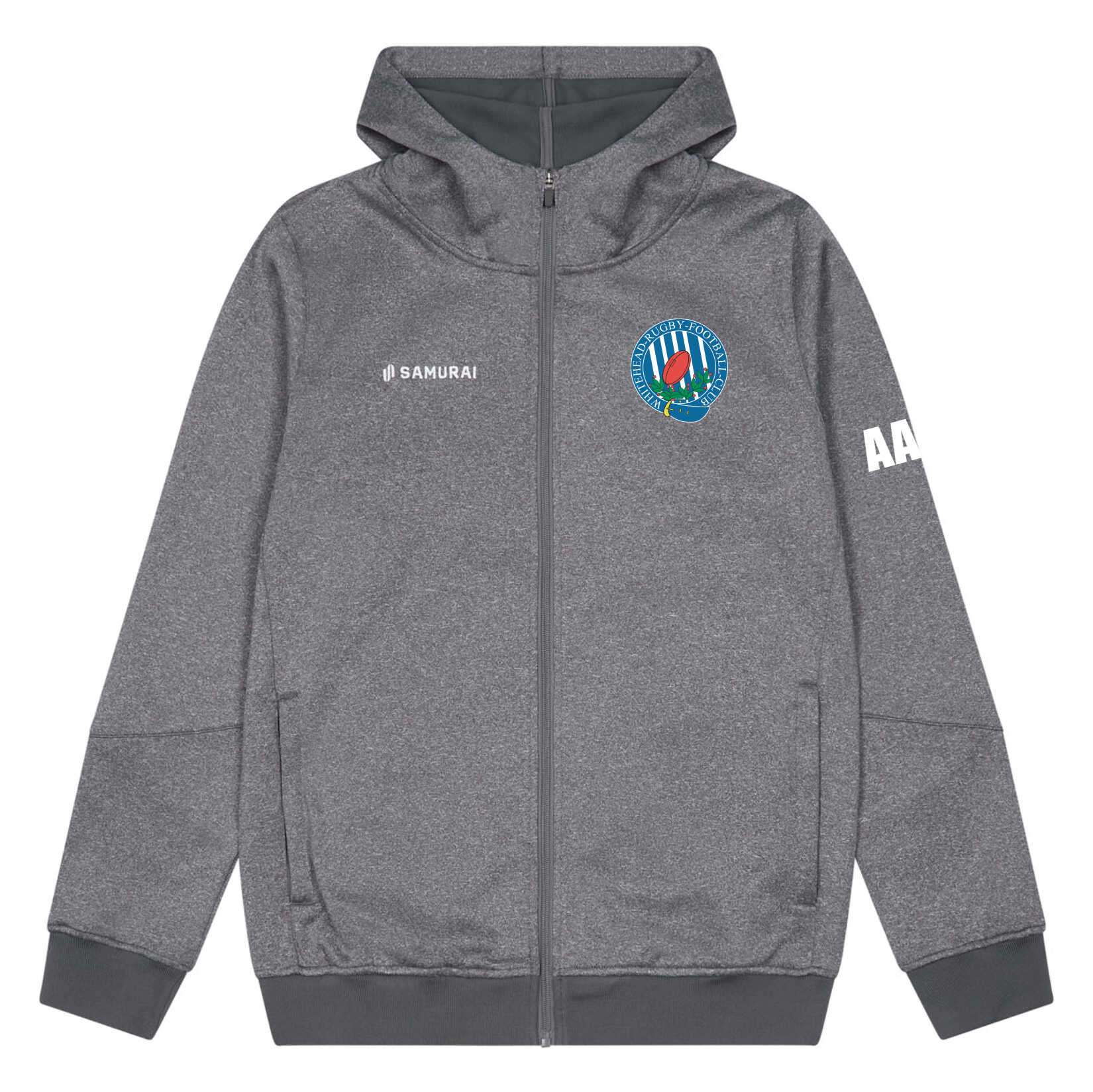 SAMURAI TECH ZIP HOODIE - Grey