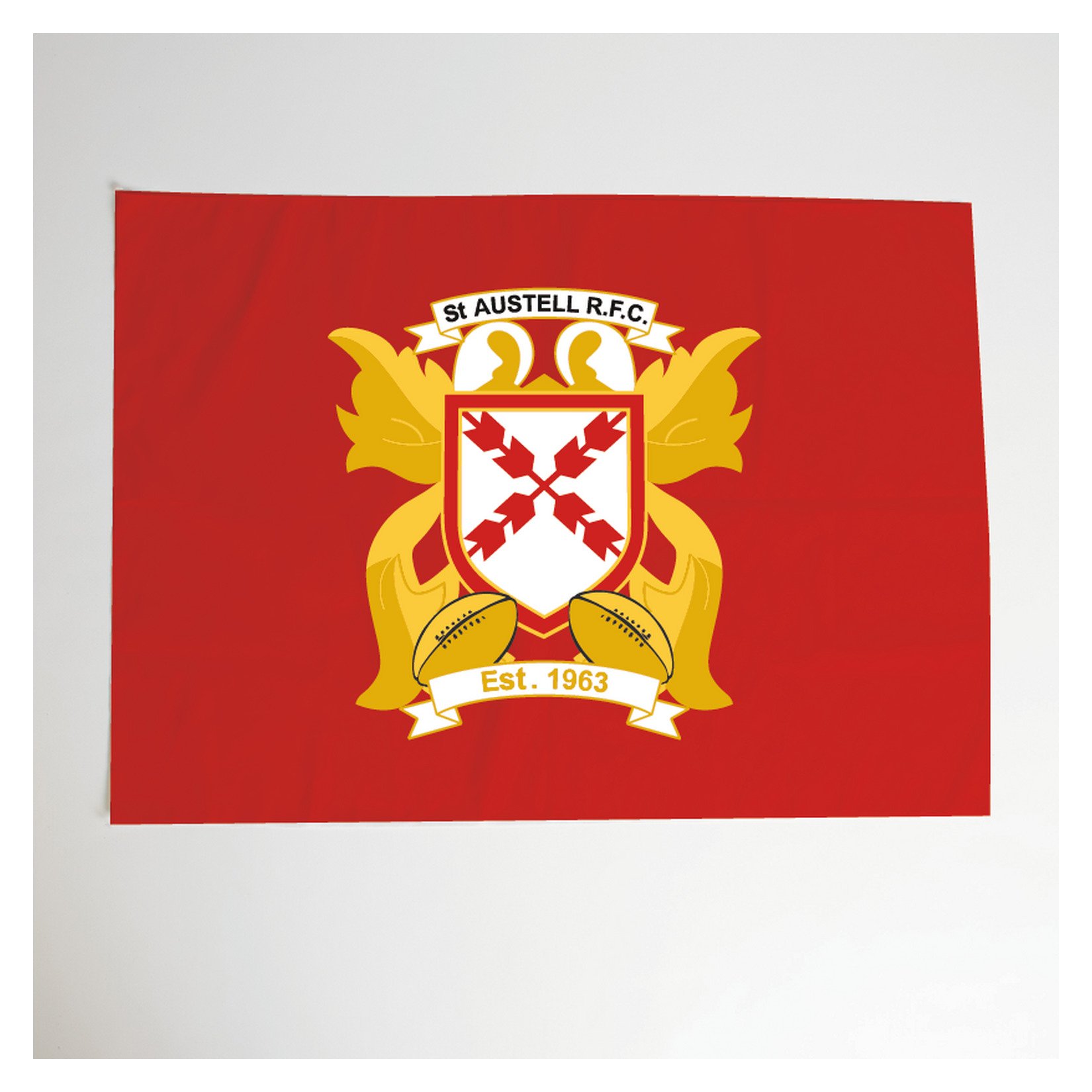 Kitlocker-Merchandise Sublimated Flag - WHITE