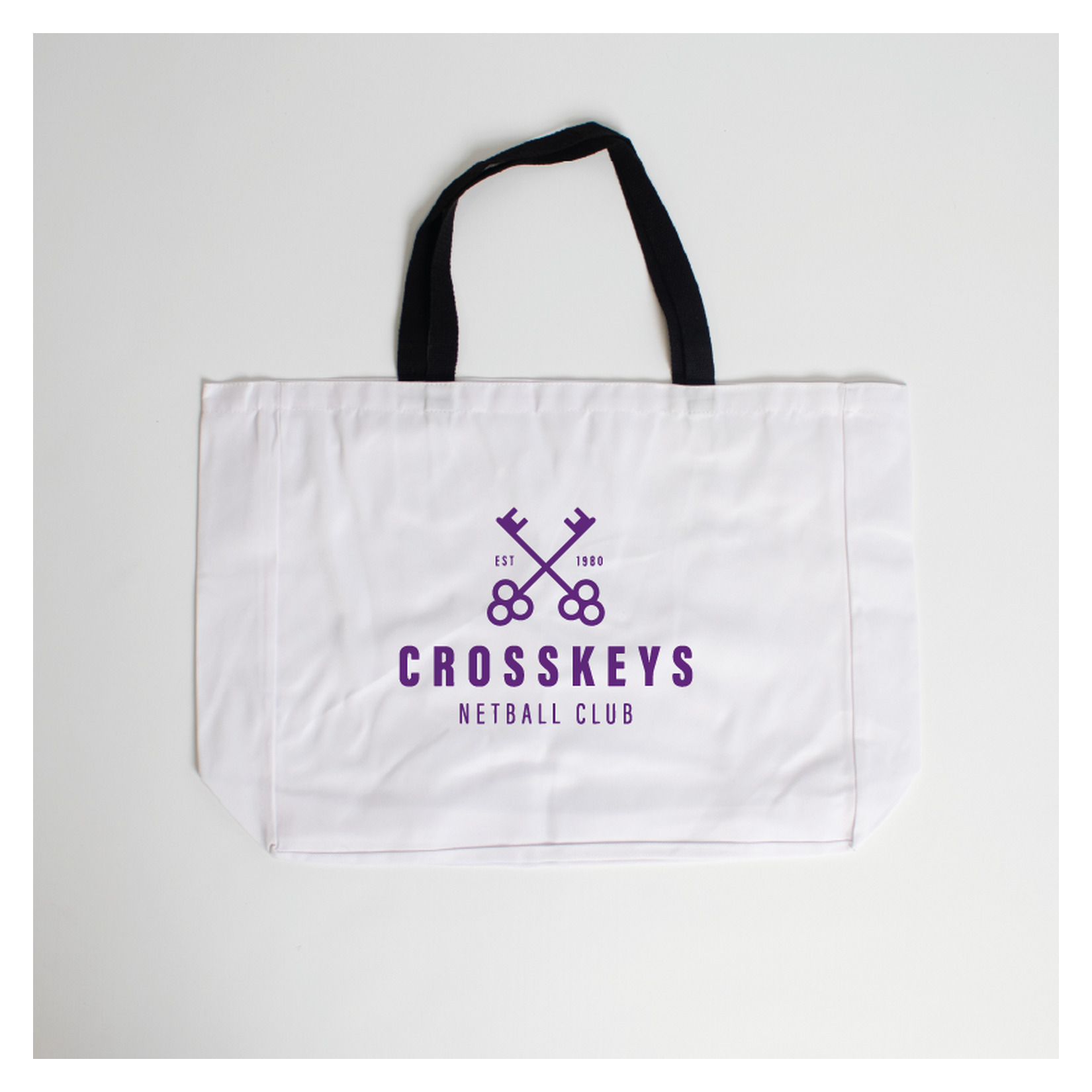 Kitlocker-Merchandise Shopping Bag - White
