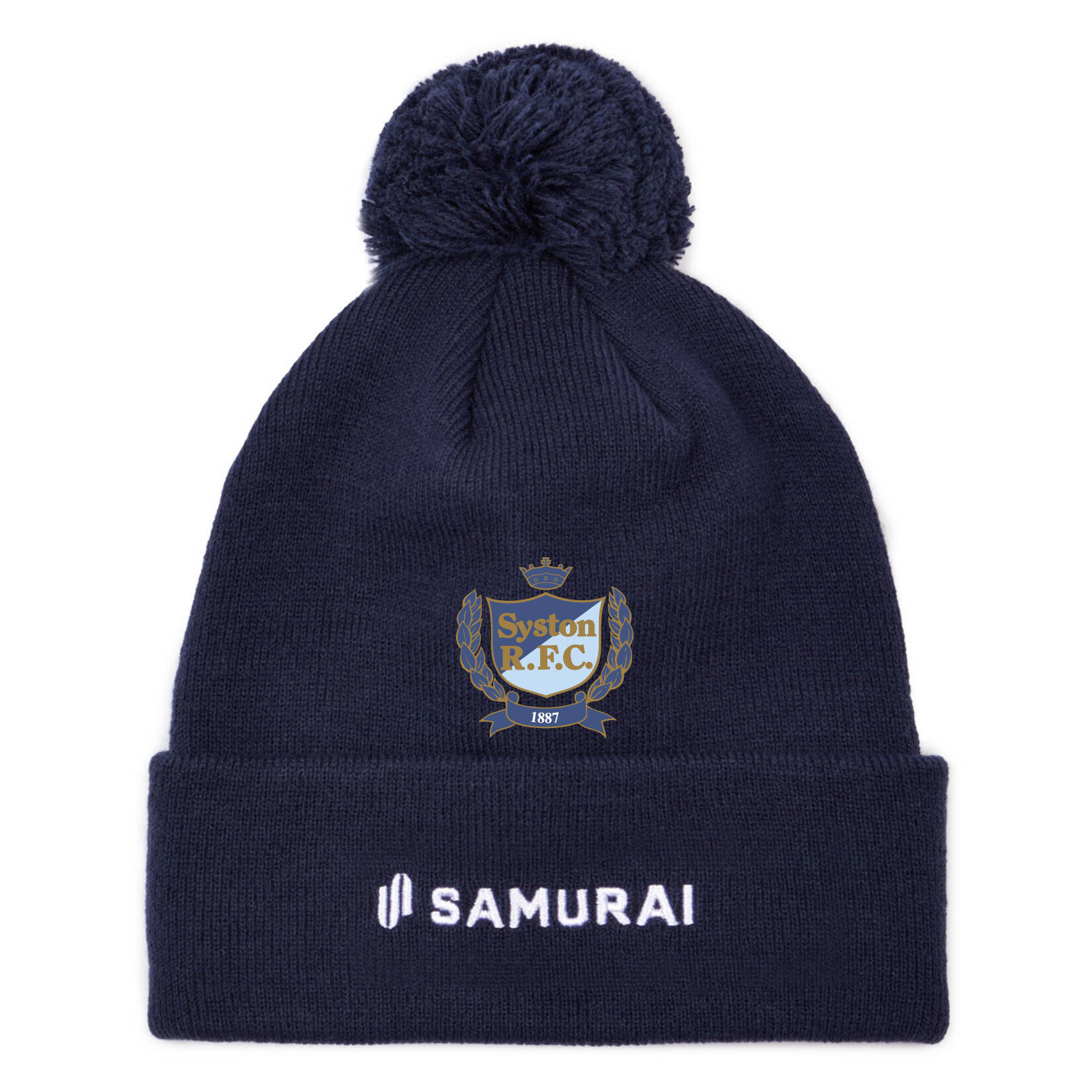 SAMURAI Bobble Beanie - Navy