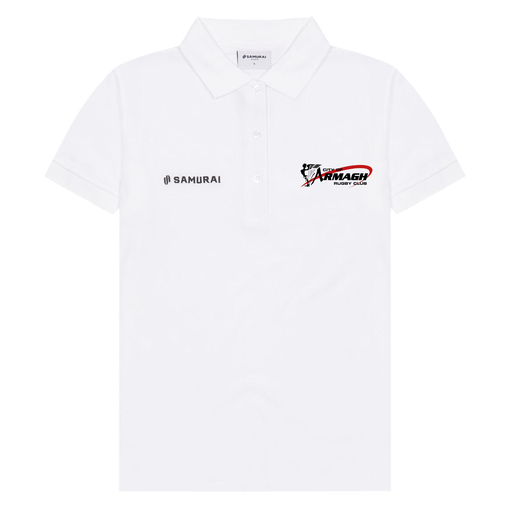 SAMURAI Pique Polo (W) - White