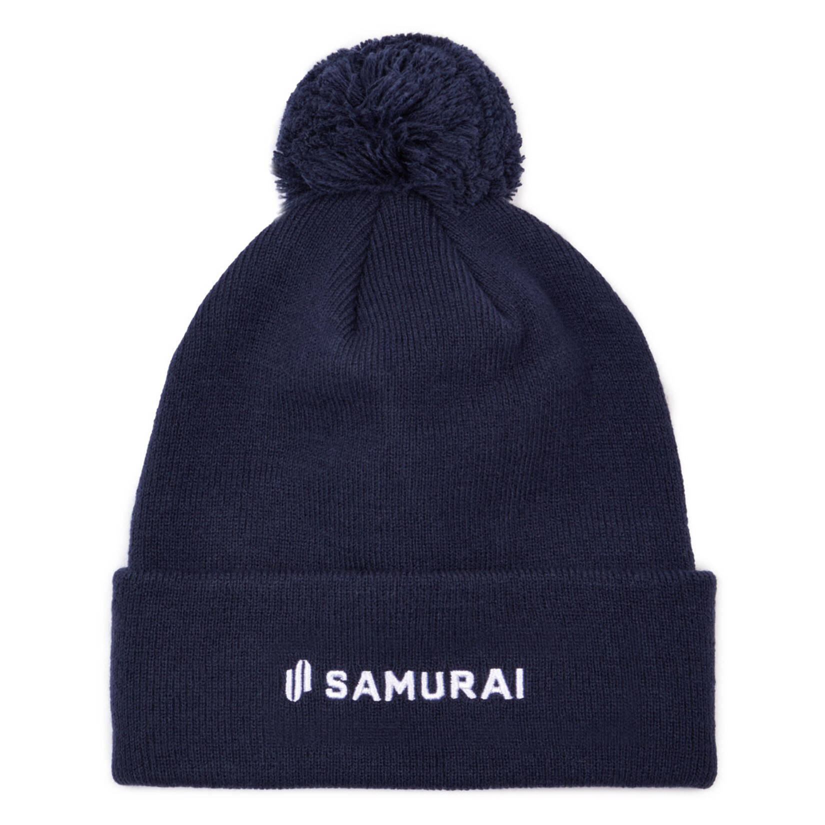 SAMURAI Bobble Beanie - Navy