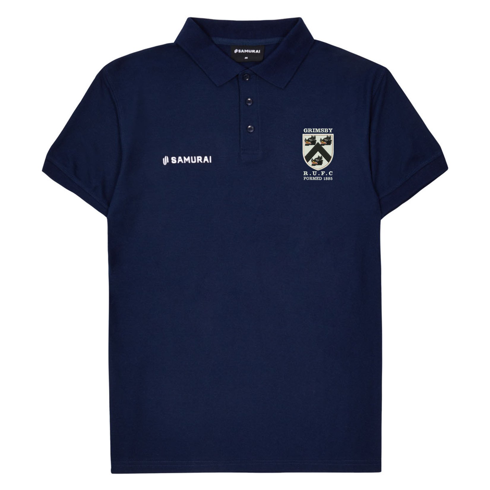 SAMURAI Pique Polo - Navy