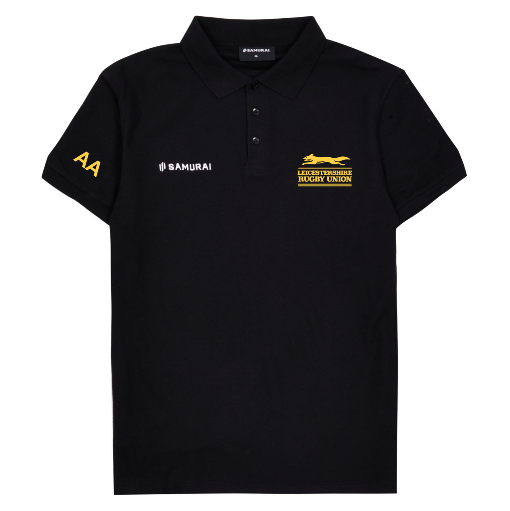 SAMURAI Pique Polo - Black