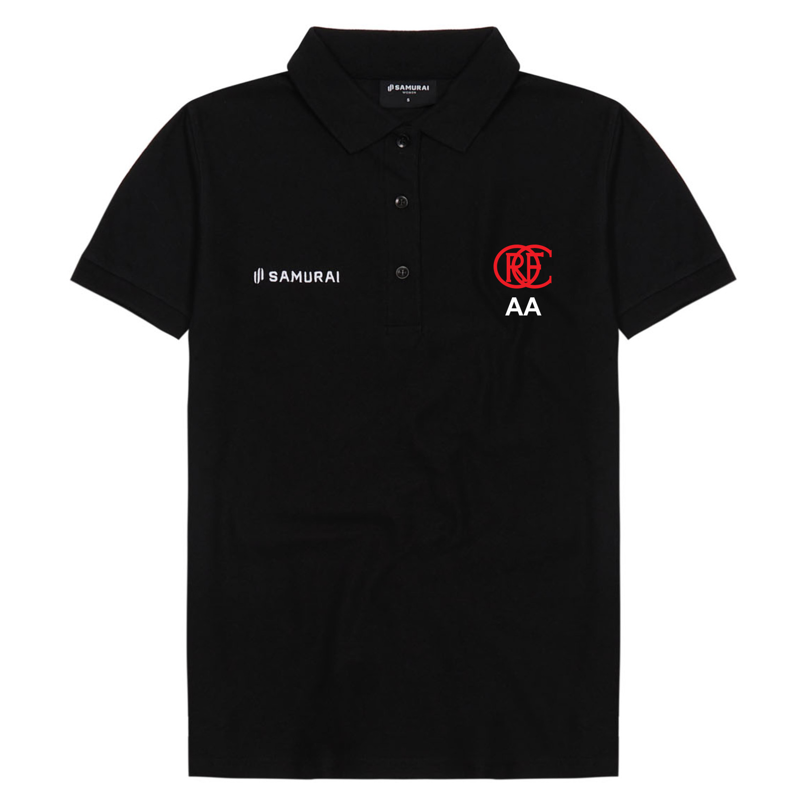 SAMURAI Pique Women's Polo - Black