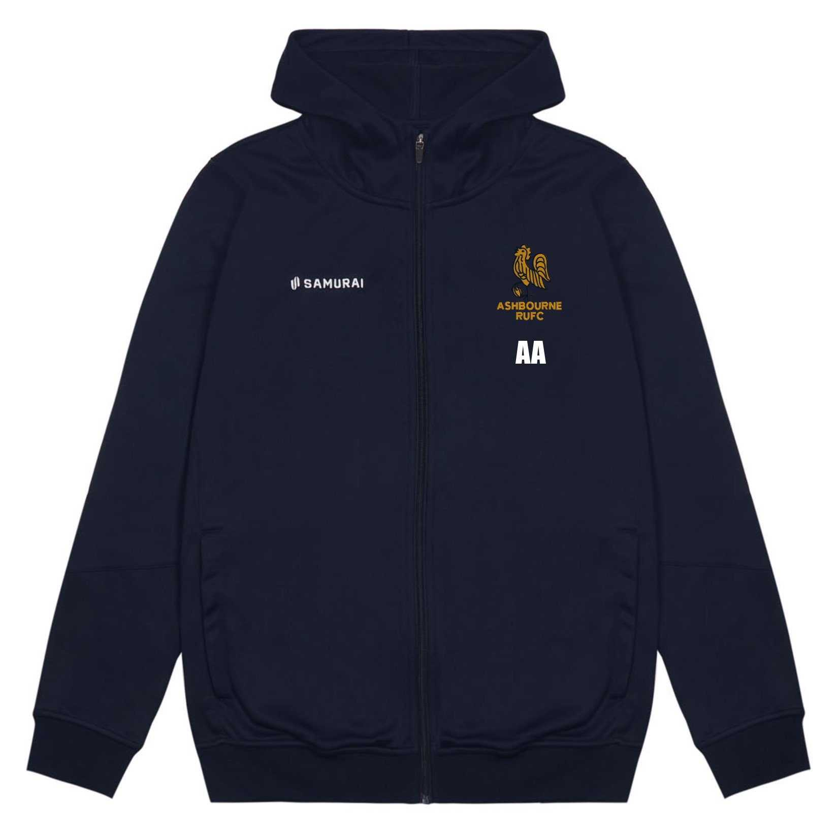 SAMURAI TECH ZIP HOODIE - Navy