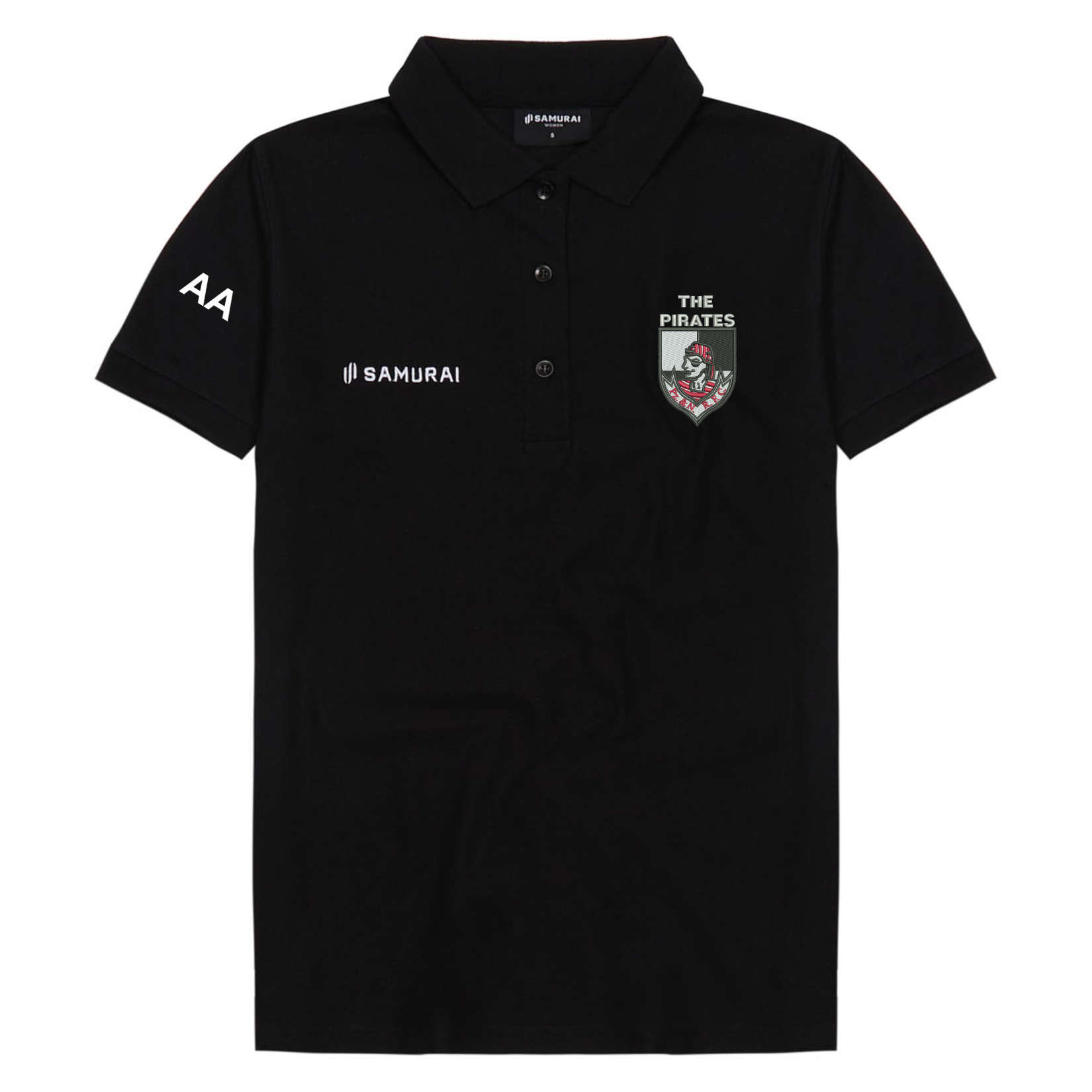 SAMURAI Pique Polo (W) - Black